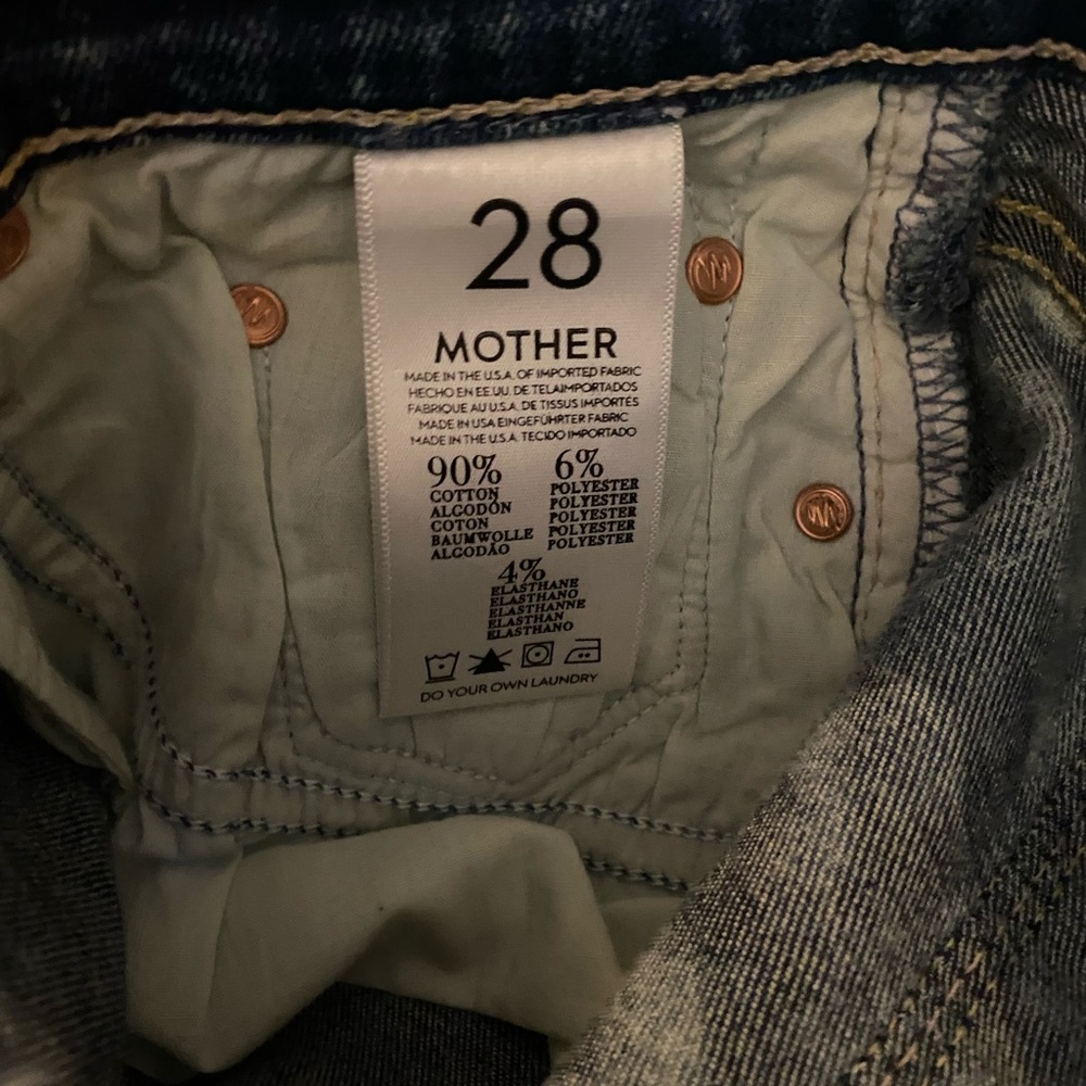 MOTHER denim‎ jean skirt Nwot size 28 - Picture 6 of 7